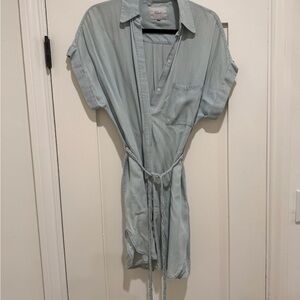 Rails Sky Blue Shirt Dress